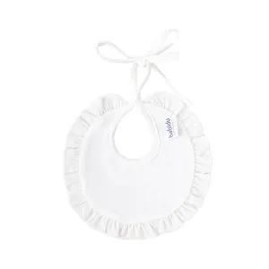 Babidu Round shape Bib- White