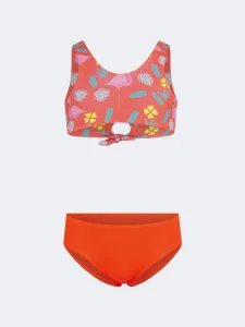 Oil And Gaz Cute Kids-Girls Beach Bikini Set Pink