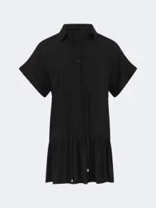Top Ten Chic Women Beach  Linen Dress Black