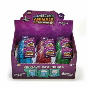 Awesome Animals Hatching Dinosaur Egg Figure (Styles Vary)