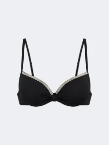 Oil And Gaz Stylish Women Beach Shelf Bra Black