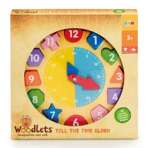 Woodlets Tell The Time Clock