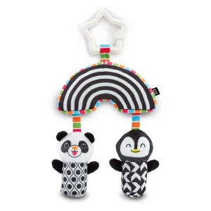 Elc Black & White Baby Wind Chimes Sensory Pram Toy