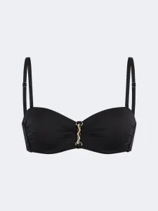Oil And Gaz Stylish Women Beach Bandeau Bra Black