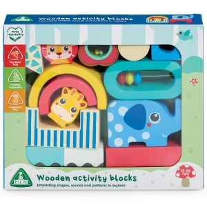 Early Learning Centre Wooden Activity Blocks Playset