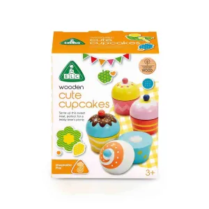 Elc Wooden Cupcake Set