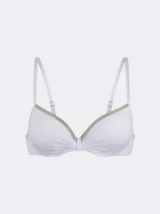 Oil And Gaz Stylish Women Beach Shelf Bra White