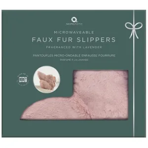 Pink - Faux Fur Slipper Boots