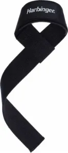 Harbinger Padded Cotton Lift Straps Unisex Fitness Black