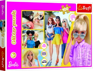 Trefl Puzzles Glitter- Glitter Barbie