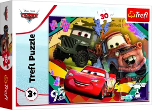 Trefl Puzzle - Speeding Cars