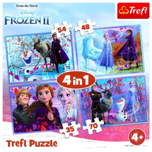 Trefl Puzzles 4In1Journey Into The Unknown Frozen