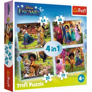 Trefl Puzzle 4In1 Our Magical Encanto