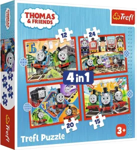 Trefl Puzzle 4In1 Amazing Thomas