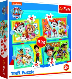 Trefl Puzzles 4In1 Happy Paw Patrol Team 8P