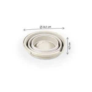 Dolu Foldable Baby Bath Bucket - Beige / 12P