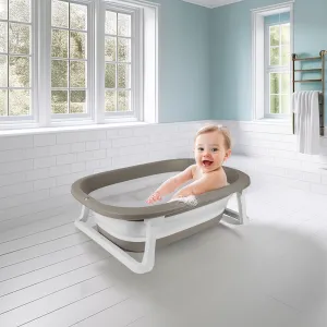Dolu Foldable Baby Bathtub - Stone Gray/ 4P