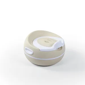 Dolu Premium Potty Non-Slip W/ Lid - Beige / 4P
