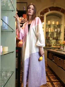 Pink, White & Purple Abaya 