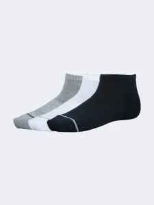 Oil And Gaz Soft 3 Pack Kids Lifestyle Socks Black/White/Navy