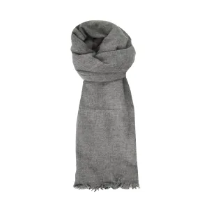 Dark Grey Lamb Wool Scarf