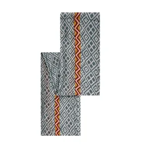 Diamond Grey Cotton Scarf