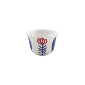 Blue Tulip Coffee Cups - Set of 6