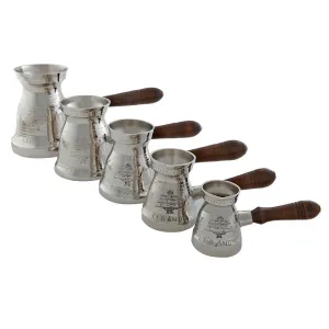 Silver Cedar Coffee Pot - X Small (7x6cm)