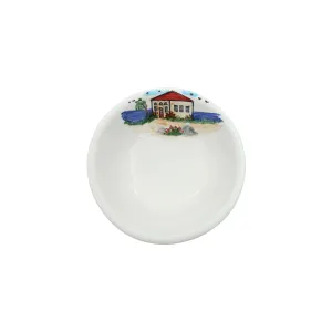 Lebanese House Round Plate - Medium