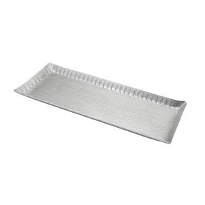 Arcs Aluminium Large Rectangle Tray - Small