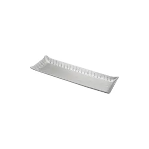 Arcs Aluminium Small Rectangle Tray - Large