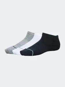 Oil And Gaz Soft 3 Pack Unisex Lifestyle Socks Black/White/Navy