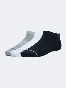 Oil And Gaz Soft 3 Pack Unisex Lifestyle Socks Black/White/Navy