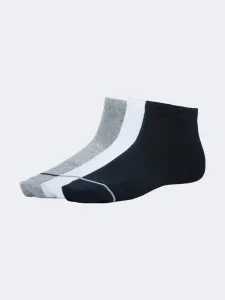 Oil And Gaz Soft 3 Pack Unisex Lifestyle Socks Black/White/Navy