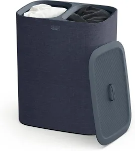 Joseph Joseph Tota 90L Laundry Basket, Carbon Black