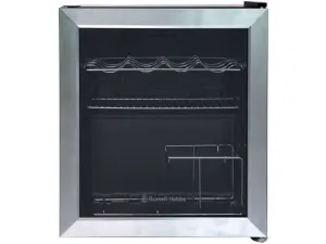 Russell Hobbs Table Top Fridge, Black/Silver