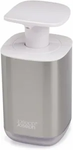 Joseph Joseph Presto Stainless-Steel Hygienic Easy-Push Soap Dispenser with Wide Pump