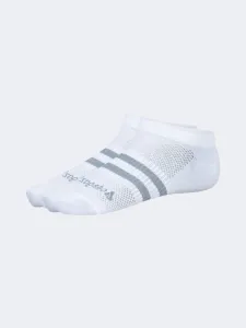 Oil And Gaz Soft 3 Pack  Unisex Lifestyle Socks White/Grey