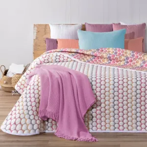 Loop Bedcover - Pink