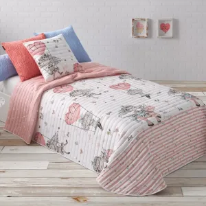Reversible Summer Unicorn Bouti Bedspread