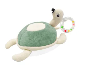 BABYJEM SOFT BABY TURTLE RATTLE TOY/MINT COLOR