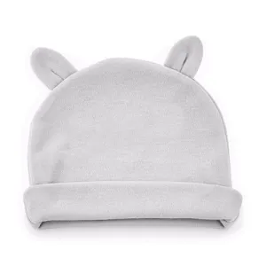 BABYJEM NEWBORN BABY HAT WITH EARS / GREY
