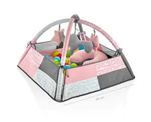 BABYJEM PINK PLAY MAT WITH BALLS