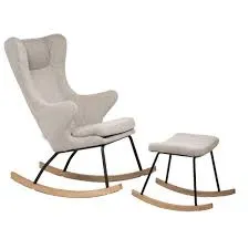 MIILA ADULT ROCKING CHAIR OATMEAL/BEIGE