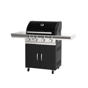 Superchef 4 Burner Continental Gas Bbq+ Side Burner