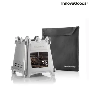Innovagoods Barbecue Collapsible Steel Camping Stove Flamet#V0103482.