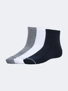 Oil And Gaz Soft 3 Pack Kids Lifestyle Socks Black/White/Navy