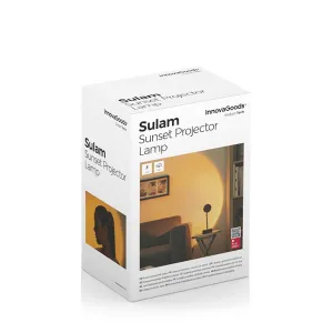 Innovagoods Sunset Projector Lamp Sulam 10 x 26,3 x 10 cm #V0103354 Black.