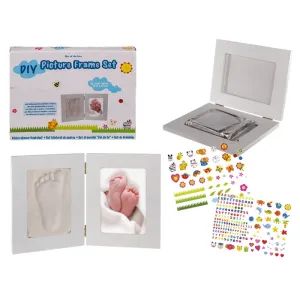 Out Of The Blue Double sided picture frame DIY set with 250 g, modelizing plasticine & stickers, 17.5 x 12 cm #94/2256.