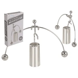 Out Of The Blue Kinetic Balance Weightlifter 16 X 11 Cm #61/5642 In Gift Box